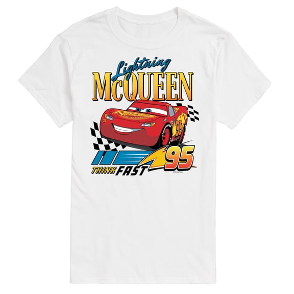 Disney - Lightning McQueen Think Fast Short Sleeve Graphic T-Shirt