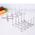 thumbnail image 3 of Ramiter Stainless Steel Kitchen Organizer Telescopic Folding Storage Rack Dish Rack And Drainboard Set Large, 3 of 5