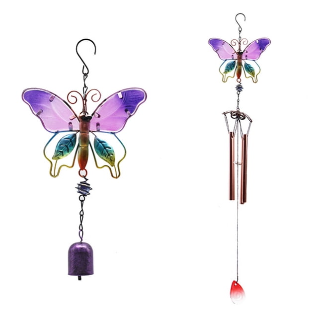 Wind Chime Ornament Creative Butterfly Wind Bell Hanging Decoration for Home
