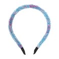 thumbnail image 3 of Unique Bargains 1 Pc Headband Gold Thread Yarn Hair Accessories for Women Blue Pink, 3 of 5