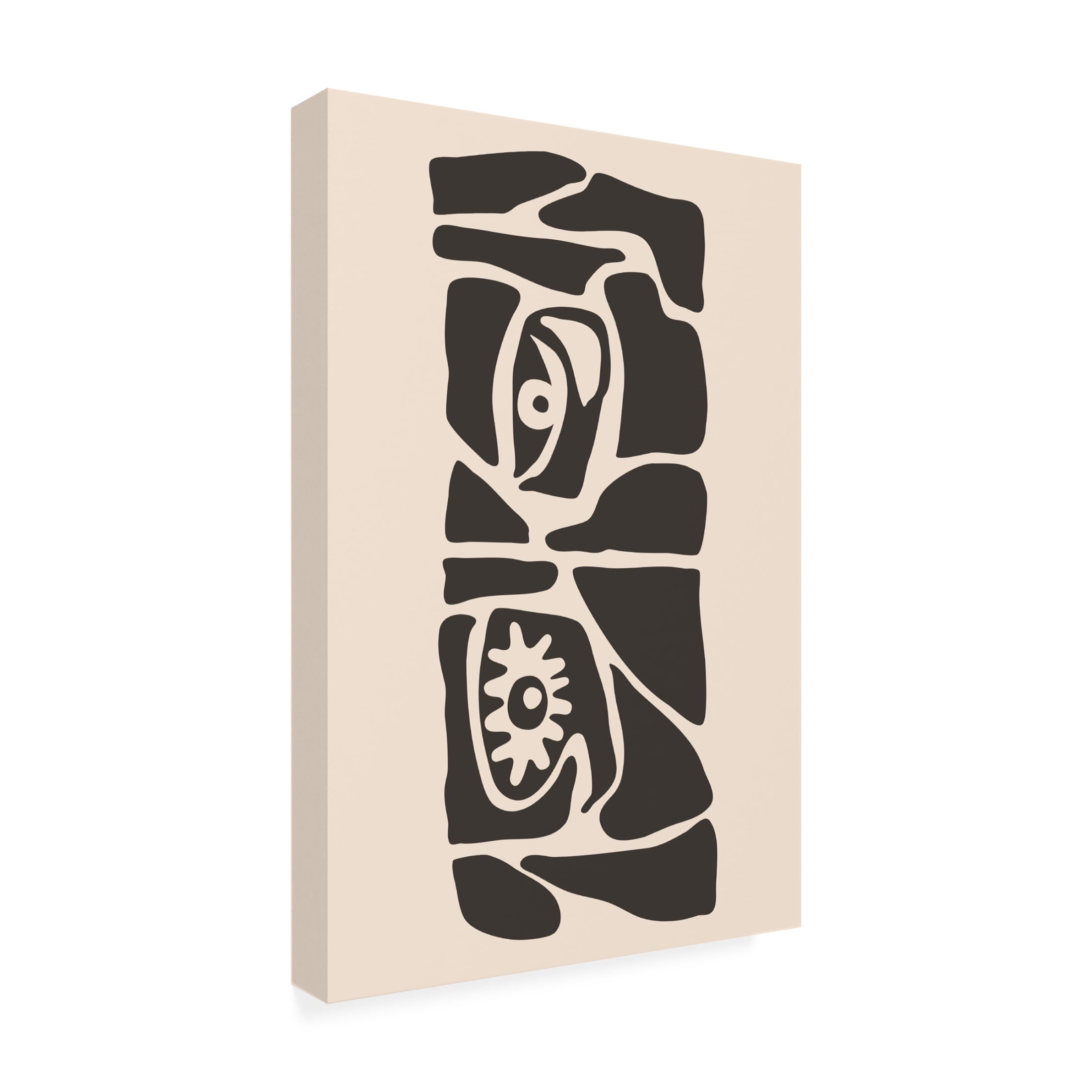 Trademark Fine Art jay stanley Abstract Face Series 6 Canvas Wall Art