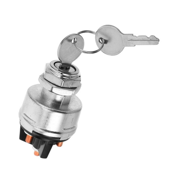MLINS 1 Set Ignition Switch Universal Starter Switch With Key Heavy Duty Ignition Switch For Trucks Tractors Forklifts Machinery Vehicles