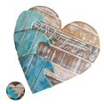 thumbnail image 4 of Mural De Corazón Decoración De Interiores Colgante En Forma De Corazón Amor Madera Colgante De Madera Con Patrón De Onda Para La Decoración De La Habitación De La Oficina matsuzay HA018472-00, 4 of 7