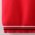 thumbnail image 5 of SERTGUTR Boys V Neck Sweater Vest, Striped Ribbed Trim Sleeveless Knit Pullover, School Uniform Classic Fit, Everyday Layering Top, 5 of 9