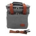 thumbnail image 2 of Lunch Bag, Grey Lunch Cooler Box Thermal Waterproof  For Picnic, 2 of 8
