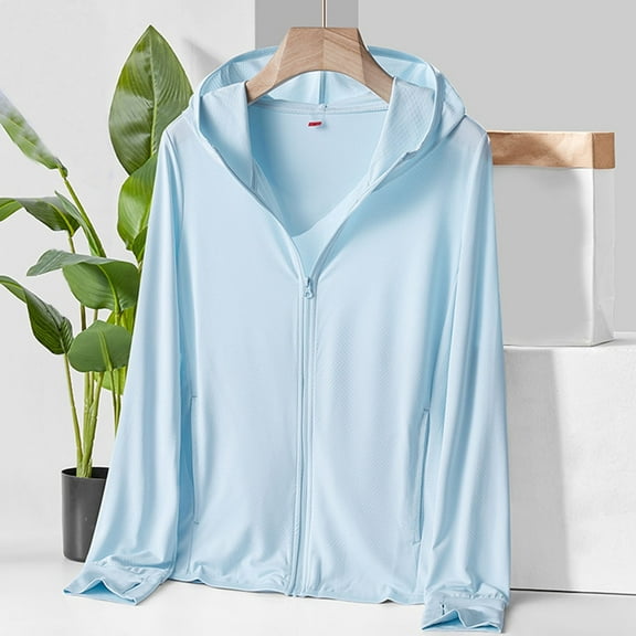 Sun Protective Trend Women's Zip Up Lightweight Hoodie Hiking Sun Shirt Sun Proof Shirt Women Sweaters for Fall And Winter Cardigan Open Front Open Lightweight Cardigan Sweater Formal Alloying Knitted