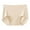 Beige, variant on Women's Seamless Private Area Seamless Pad Underwear Tight Pants Strap Pad Underwear
