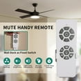 thumbnail image 4 of Dextrus 48in Black Ceiling Fans with Light and Remote, Dimmable Fanlight for Indoor Outdoor, Light Fan with Stepless Color Temperature, Memory Function, Night Light Mode,4 Blades, 4 of 12