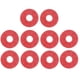 thumbnail image 1 of 10 piezas de cerraduras de correa de guitarra, cerraduras de correa de silicona, bloques de correa de guitarra de goma rojo, 1 of 8