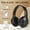 Black, variant on Wireless 5.3 Wireless ANC Noise-Canceling Headphones -Compact, Lightweight Over-Ear Design with Microphone, Deep Bass Stereo Audio, Active Noise Reduction, 360° Surround Audio - Ideal for Home/Office