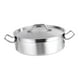 thumbnail image 2 of Olla de acero inoxidable para cocina de inducción con tapa fácil de limpiar 30 centimetros, 2 of 9