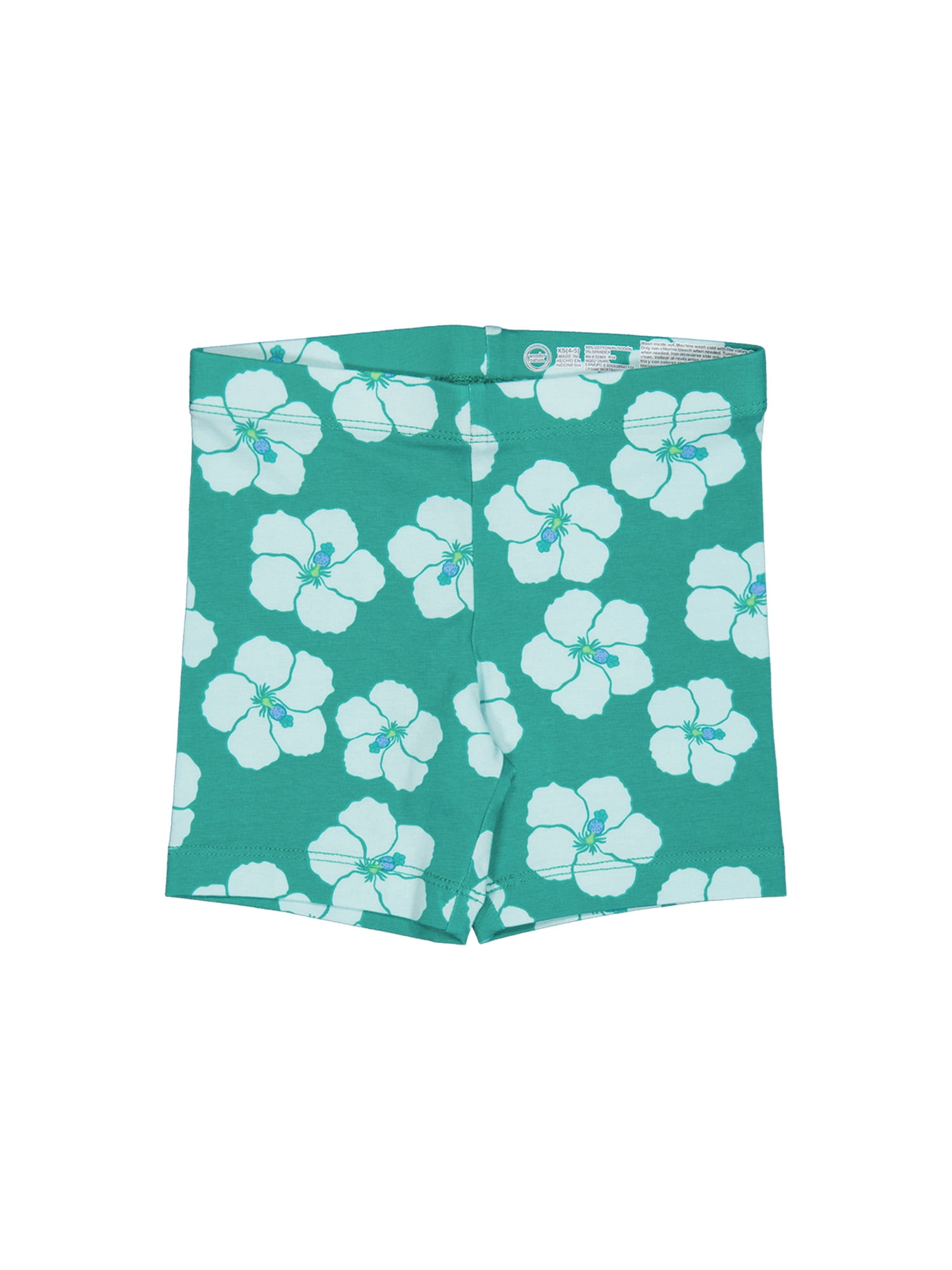Wonder Nation Girls Bike Short, 2-Pack, Sizes 4-18 & Plus
