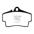 thumbnail image 2 of EBC Brakes Bluestuff NDX Trackday Brake Pad Set Fits select: 2006 PORSCHE 911, 2007 PORSCHE 911 NEW GENERATION, 2 of 2
