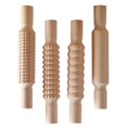 thumbnail image 4 of 4Pcs Pottery Texture Roller Multi-functional Mud Rolling Stick Pottery Clay Roller for Pottery Clay, 4 of 4