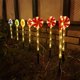 thumbnail image 5 of Inteprter Light Solar Garden Patio Lámpara de césped Pathway Candy Night Paisajismo Iluminación Decoración Suelo Inserción Recargable Iluminación y accesorios Rojo Inteprter HA072962-02, 5 of 6