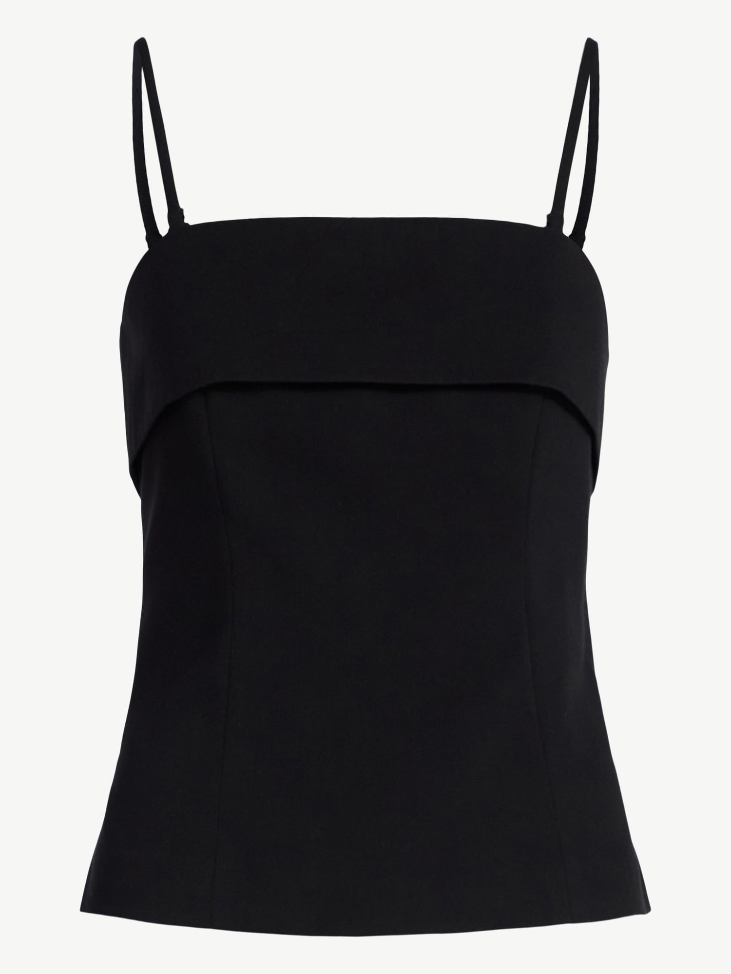 Scoop Women's Fold Over Bandeau Top, Sizes XS-XXL