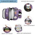 thumbnail image 3 of FORMRS Unisex School Backpack 17" Student Travel Bag with Laptop Compartment, Halloween Black Cat, 3 of 7