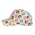 thumbnail image 5 of Haiem Colorful Donuts Baseball Cap Dad Hat Cotton Soft Adjustable Fashion Hats for Men Women Unisex Style Headwear, 5 of 9