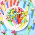 thumbnail image 6 of Party Photo Booth Props 1 Pieces Blower Horns Whistles Squawkers Fringed Noise Maker For Birthday Graduation Sporting Events,Black Party Balloon, 6 of 8