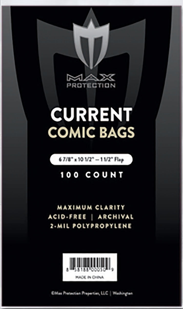 Black Max Pro Premium Plastic Comic Storage Boxes Archival Safe Acid Free