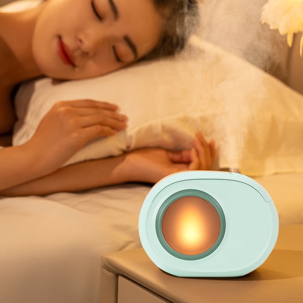Luz nocturna humidificadora de escritorio Fiudx Mini con carga inalámbrica 400 ml colorida silenciosa