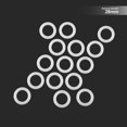 thumbnail image 2 of Lefu Pack Of DIY Crochet Ring Circle Hook Craft Accessories Handbag Plastic Ring Hook, 2 of 9