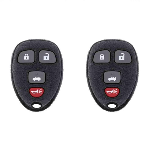 Keys4Less Car Key Fob Keyless Entry Remote for Pontiac Grand 2006 Prix FCC KOBGT04A Part Number 15252034 Pack of 2