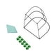 thumbnail image 2 of Matsuzay Mini invernadero verde espacioso y espacioso para jardín con estructura metálica resistente, pequeño invernadero Jardín y Patio, 2 of 6