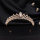 thumbnail image 4 of Zhuge Tiara de boda para novia, diadema de princesa, corona nupcial, joyería para el cabello con diamantes de imitación de cristal, decoración para novia, cumpleaños, graduación, boda (blanco), 4 of 4