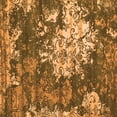 thumbnail image 1 of Ahgly Company Indoor Square Abstract Orange Contemporary Area Rugs, 5' Square, 1 of 1