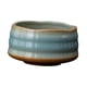 thumbnail image 2 of Tazón de té de cerámica, artesanía, de 500 ml Ceremonía de té Chawan tazón de té de tazón para mezclar para amigos de la familia regalo Ondulación del agua azul, 2 of 8