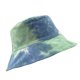 thumbnail image 4 of De moda de tinte de de las mujeres verano sombrero del cubo al aire libre de protección solar pesca para viajes de playa calle Snap Verde claro + azul vaquero Baoblaze Sombrero de cubo con estampado Tie Dye, 4 of 5