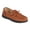 Cognac, variant on Carter Boater Men's Water Repellent Microsuede Memory Foam Moccasin Slippers Color: Black Size: MEDIUM