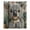 B, variant on Uutvery Faux Embroidery Printed Shower Curtain, 70.87x70.87 Inch Animal Series Waterproof Curtain, No Punch Hanging Bathroom Curtain with Hooks, Donkey Koala Dog