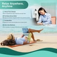 thumbnail image 4 of Sivan Health and Fitness Acupressure Mat and Pillow Set - Grounding Mat for Stress, Back & Neck Pain - Acupuncture Point Massage Mat for Muscle Relaxation, Sciatica, & Meditation - Includes Carry Bag, 4 of 7