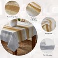 thumbnail image 5 of Brown Grey Ombre Table Cloth Waterproof Tablecloths, Abstract Art Oil Painting Modern Tablecloth Dining Table Cover for Kitchen Party Tabletop Outdoor, Rectangle Tablecloth 60x120 Inch, 5 of 9