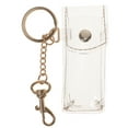 thumbnail image 1 of PVC Chapstick Pochette Porte-Clés Transparent Manches Porte-Clés de Mode (Porte-Clés Doré), 1 of 7