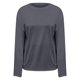 thumbnail image 4 of MHFRRA Camiseta de Manga Larga Oversize de Moda, Informal, Básica, con Cuello Redondo, para Uso Diario. Gris Claro, 4 of 5