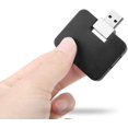 thumbnail image 4 of Sudroid Mini Hub USB 2.0 Créatif Hub en Forme de U avec 4 Ports USB pour PC Portable Transfert de Données USB Noir, 4 of 5