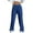 Blue, variant on DeHolifer Women's Pants High Waist Drawstring Elastic Waist Jogger Sweatpants Casual Fashion Trousers Dark Gray S