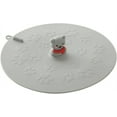 thumbnail image 1 of Tapón de silicona para bañera, tapón de drenaje para ducha, tapa de succión plana de 5,9 pulgadas, anticucarachas, tapas de drenaje para insectos, para cocina, baño, lavandería (oso gris), 1 of 3