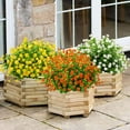 thumbnail image 4 of MAMOWEAR Artificial Daisy Flowers Outdoor Fake Flowers for Decoration No Fade Faux Plastic Flower Garden Porch Window Box Décor, 4 of 6
