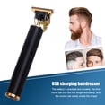 thumbnail image 4 of Máquina de afeitar eléctrica para cortar el pelo con carga USB para hombres (negro) Tmvgtek cuidado belleza, 4 of 8