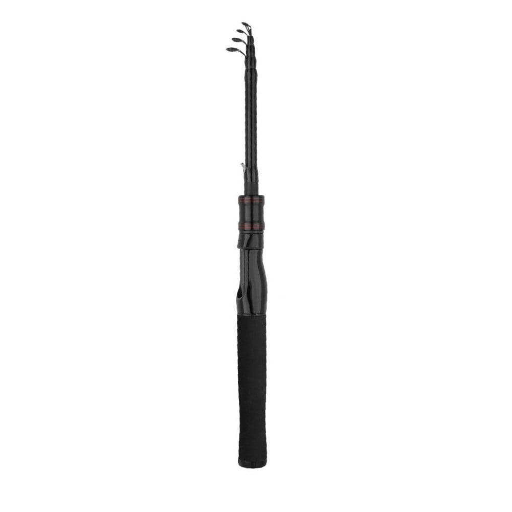 Mosiee Carbon Telescopic Portable Fishing Rod Hard Action for Stream Fishing Spinnings Rod 1.5M