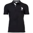 thumbnail image 1 of U.S. POLO ASSN. Polo para hombre - Kory, básico, piqué, logotipo, aplique, algodón Negro M (Medium), 1 of 4