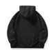 thumbnail image 2 of Gibobby Sudaderas con capucha para hombre Sudadera de Manga Larga con Cierre de un Cuarto para Hombre Color Liso con Bolsillo(Negro,XG), 2 of 5