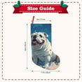 thumbnail image 3 of KLL Starry Sky Cloud Bulldog for 18" Christmas Stocking Snowman Xmas Stocking Holiday Christmas Decoration Gifts for Family Kids, 3 of 8