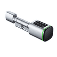 thumbnail image 1 of Tuya Bluetooth Smart Wooden Door Lock Core (Silver, 80mm A40+B40mm) - Supports APP Remote Control, Password, IC Card & Mechanical Key - Auto-Lock, IP5X Waterproof, Aluminum Alloy & Brass Construction, 1 of 7