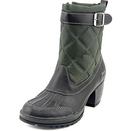 Leather Round Rein - Jambu Dover-Vegan Round Toe Synthetic Rain Boot