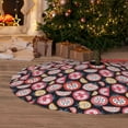 thumbnail image 6 of Lsque Tomatoes Print Christmas Tree Skirt, Tree Skirt with Ties or Velcro, Perfect for Holiday Decorations, Halloween, and New Year-36", 6 of 7
